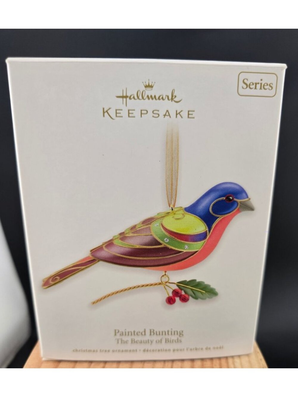 Hallmark Keepsake 2012 Painted Bunting Beauty Of Birds Ornament #8 in Series
